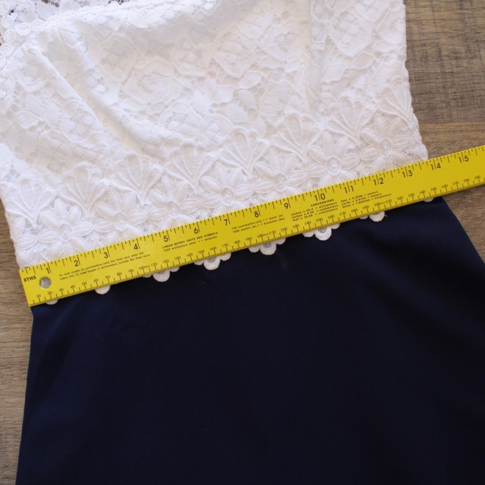 Lilly Pulitzer NWT Carolyn Dress True Navy Sleeveless Mini Dress 2 NWT - Picture 13 of 16